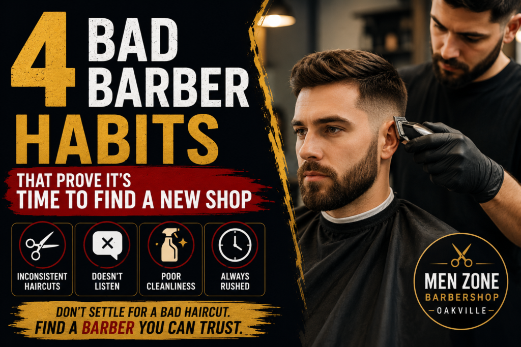 4 Bad Barber Habits That Prove It’s Time to Find a New Shop