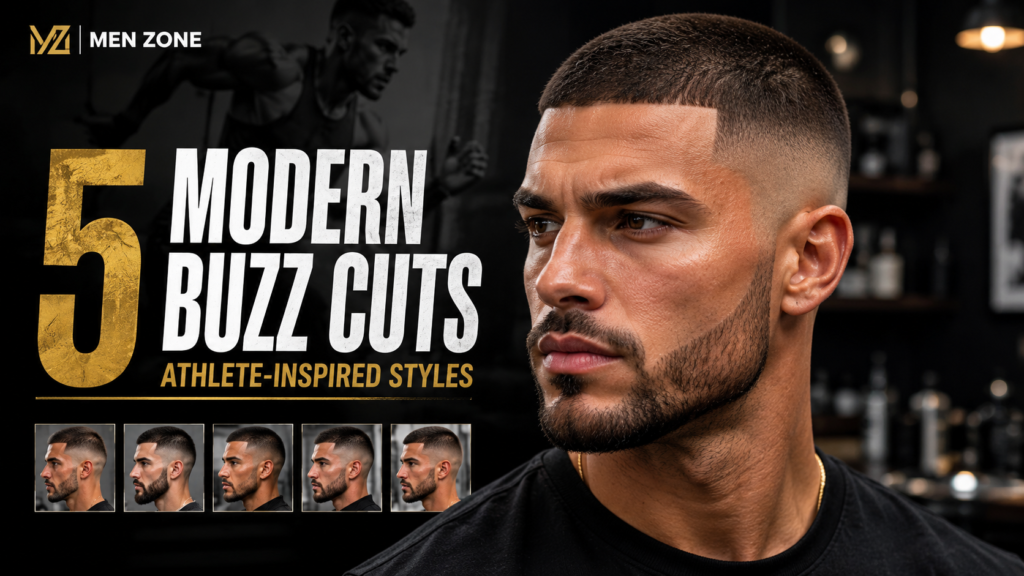 5 modern buzz cuts by barber in Vaughan