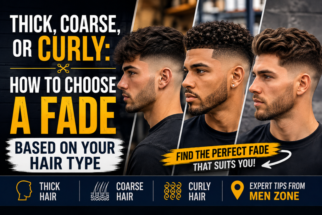 Thick, Coarse, or Curly: How to Choose a Fade Based on Your Hair Type