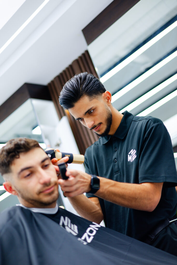 Crisp Line-up in Milton Barbershop