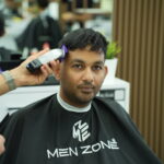 Crop hairstyle by barber in Hamilton