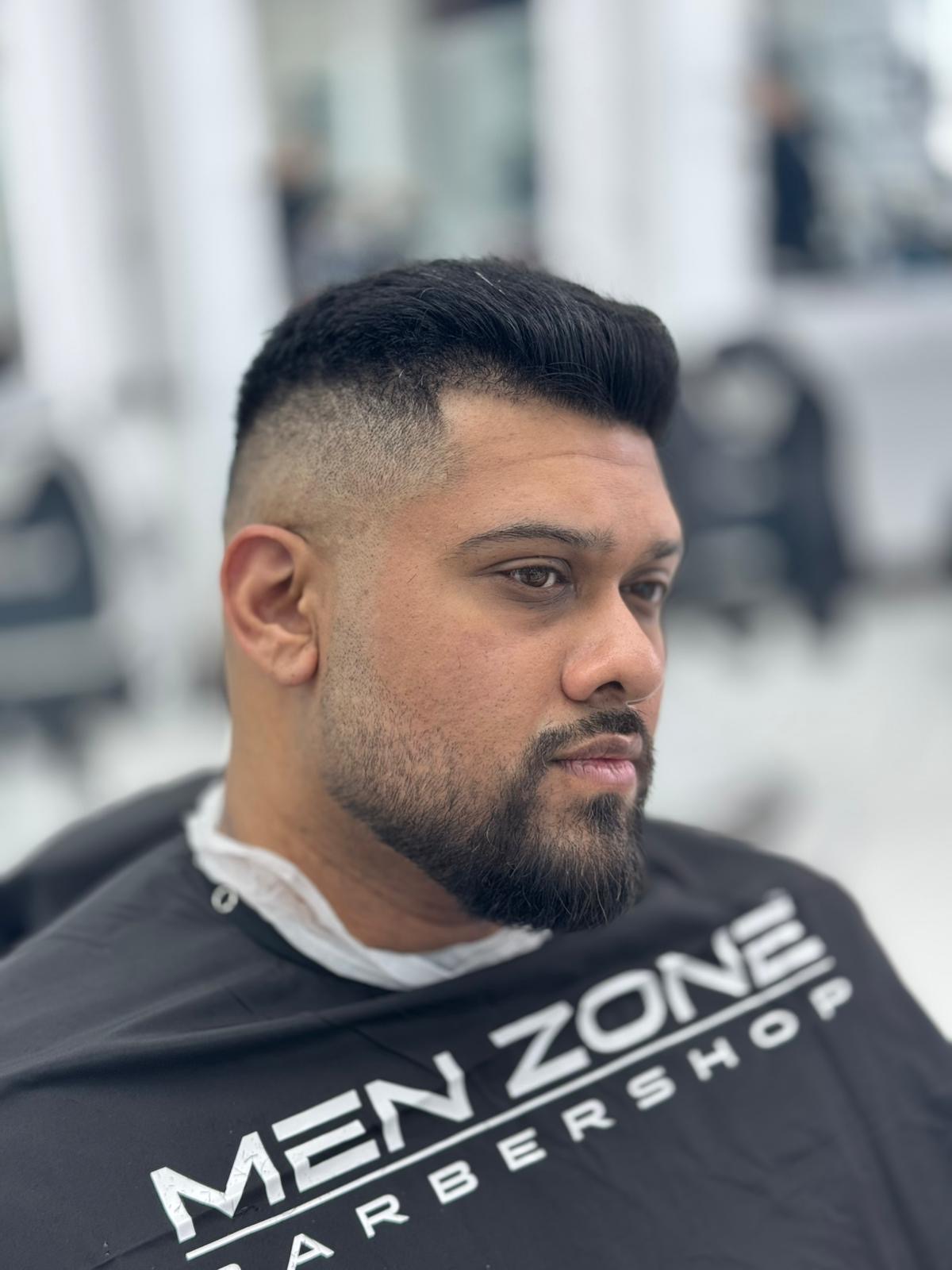 Mid fade Haircut By Men Zone Barbershop